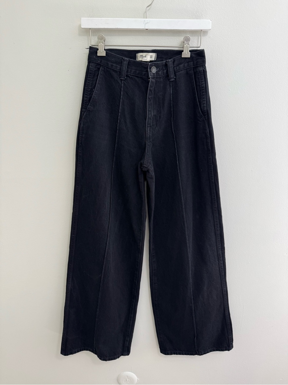 Madewell Superwide Leg Pintuck Jeans
